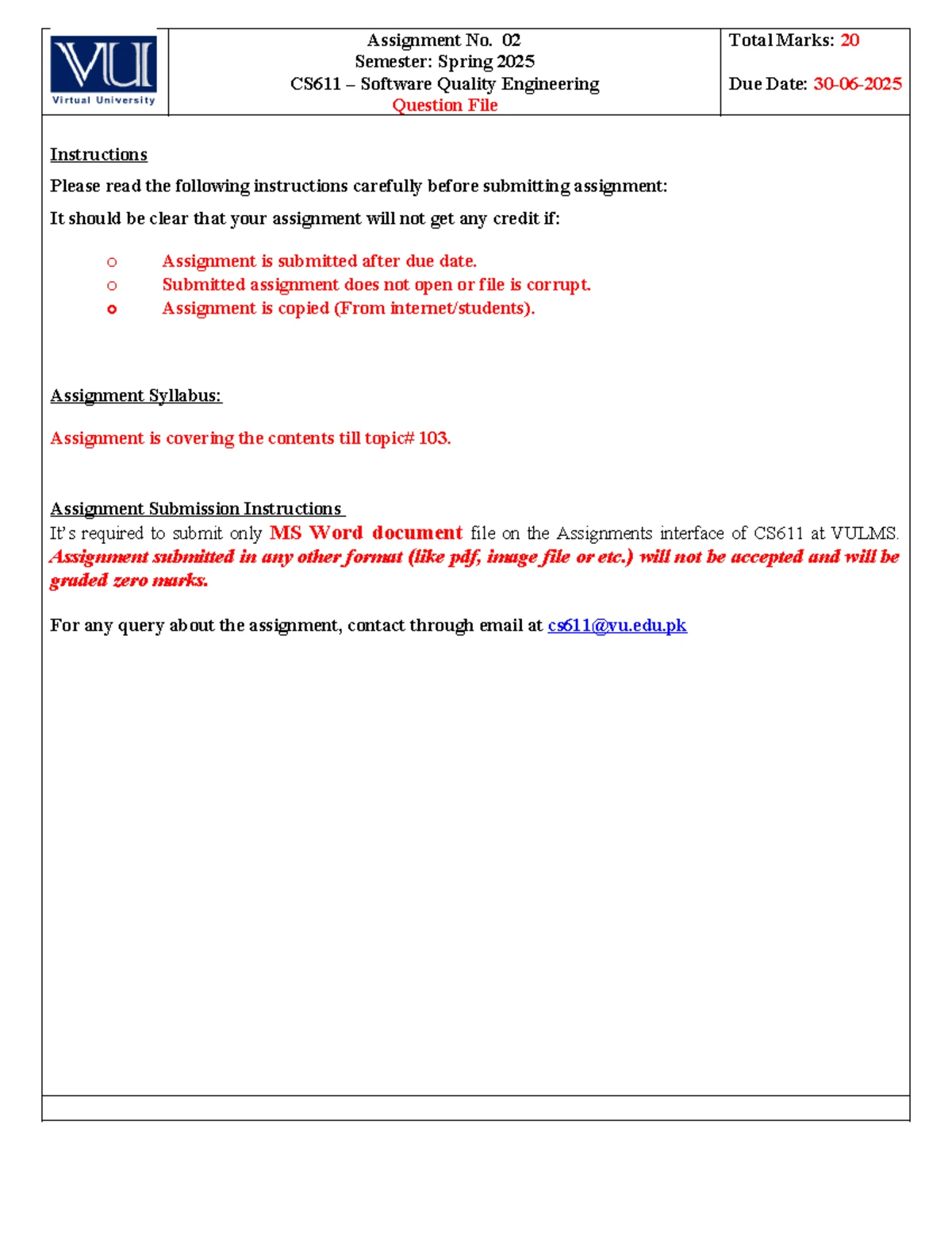 CS615 Spring 2025 Assignment 2: Work Breakdown Structure Guide - Studocu