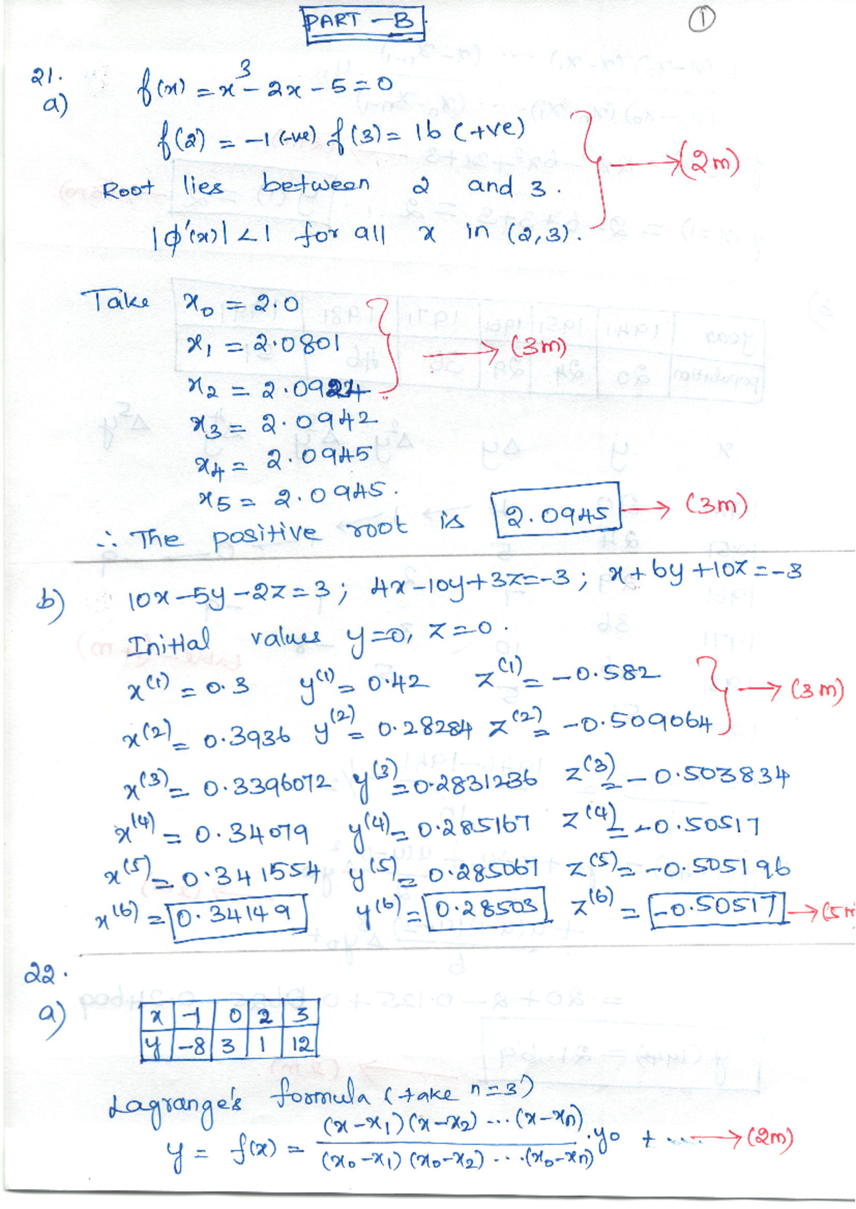 21MAB206T Dec 24 Final Exam Answer Key and Solutions - Studocu