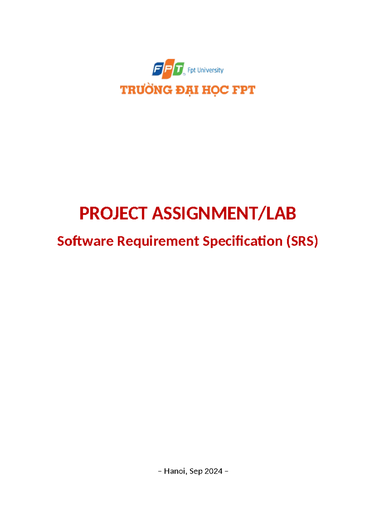File SRS Documents - PROJECT ASSIGNMENT/LAB Software Requirement ...