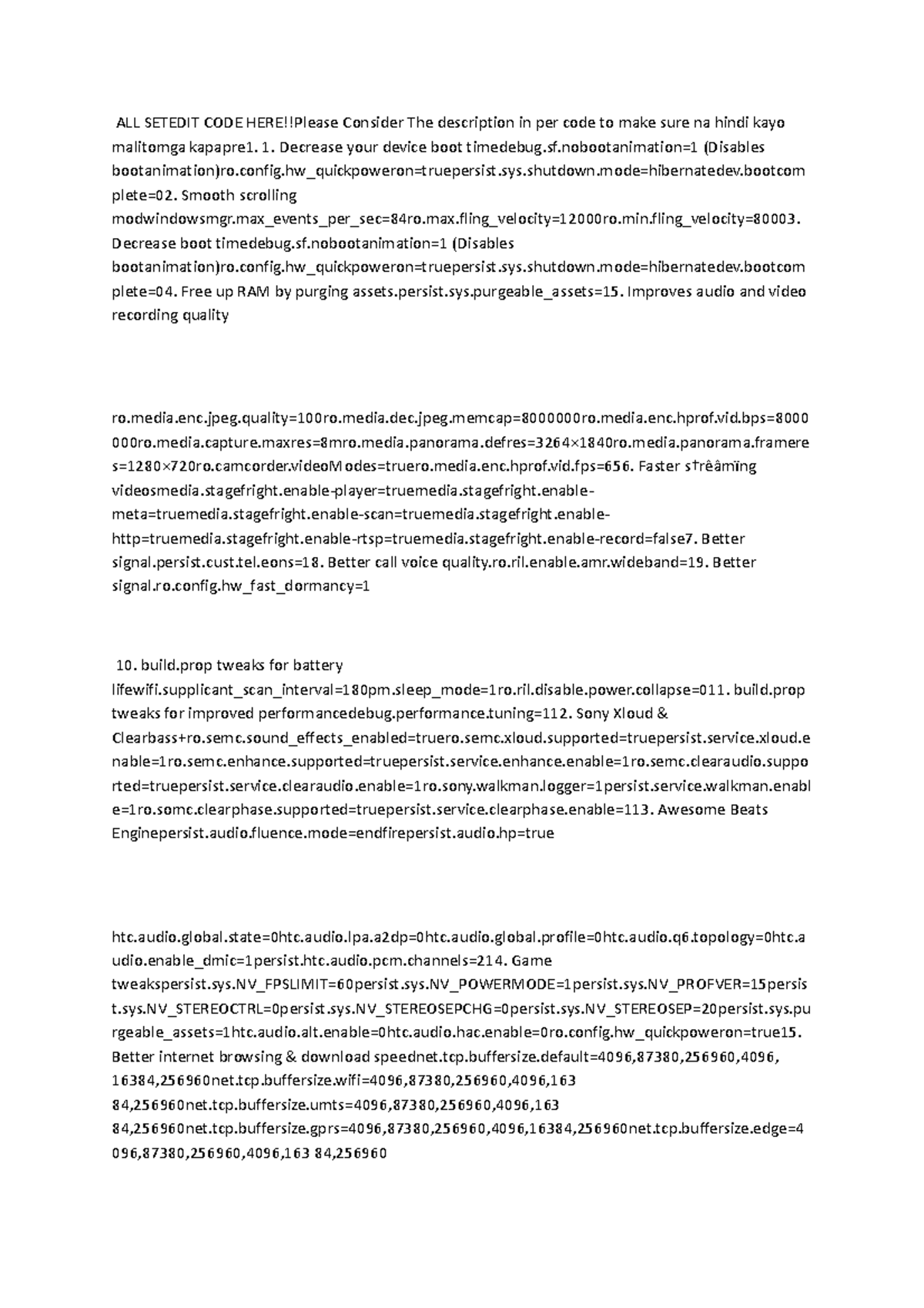 ALL Setedit CODE HERE - ALL SETEDIT CODE HERE!!Please Consider The ...
