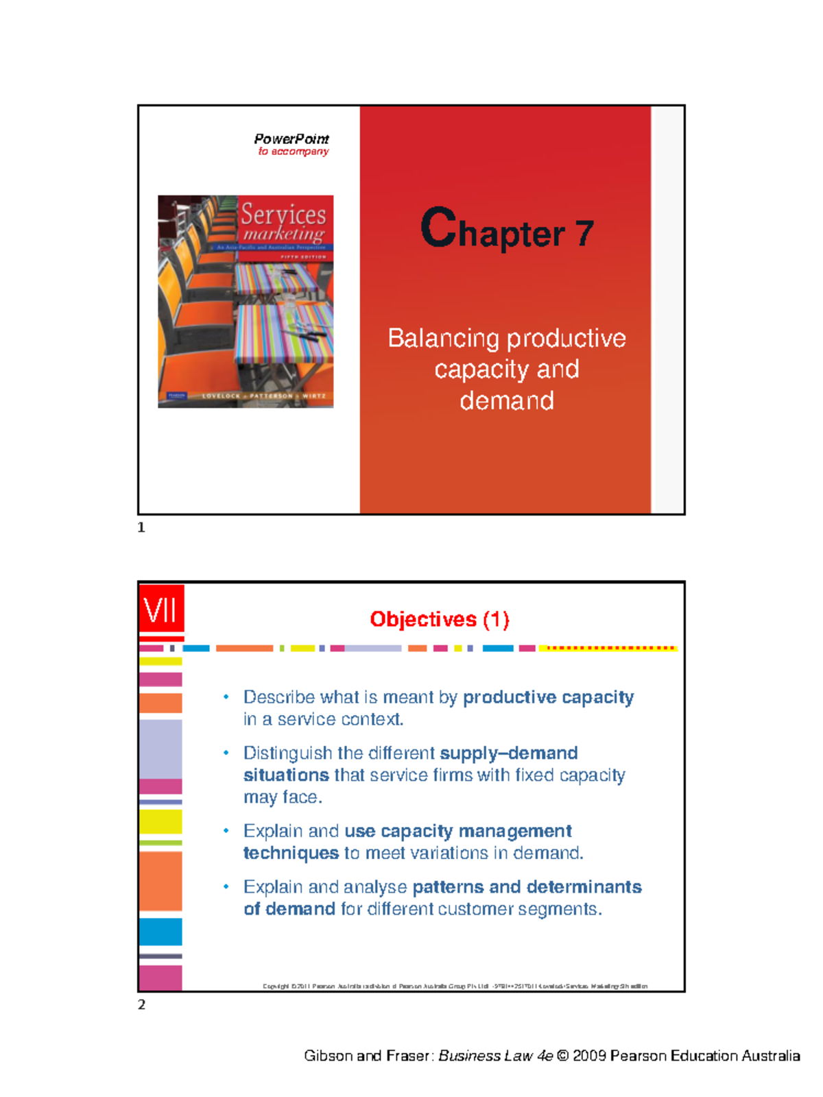 Lec 9 Balancing capacity vs demand - PowerPoint to accompany Chapter 7 ...
