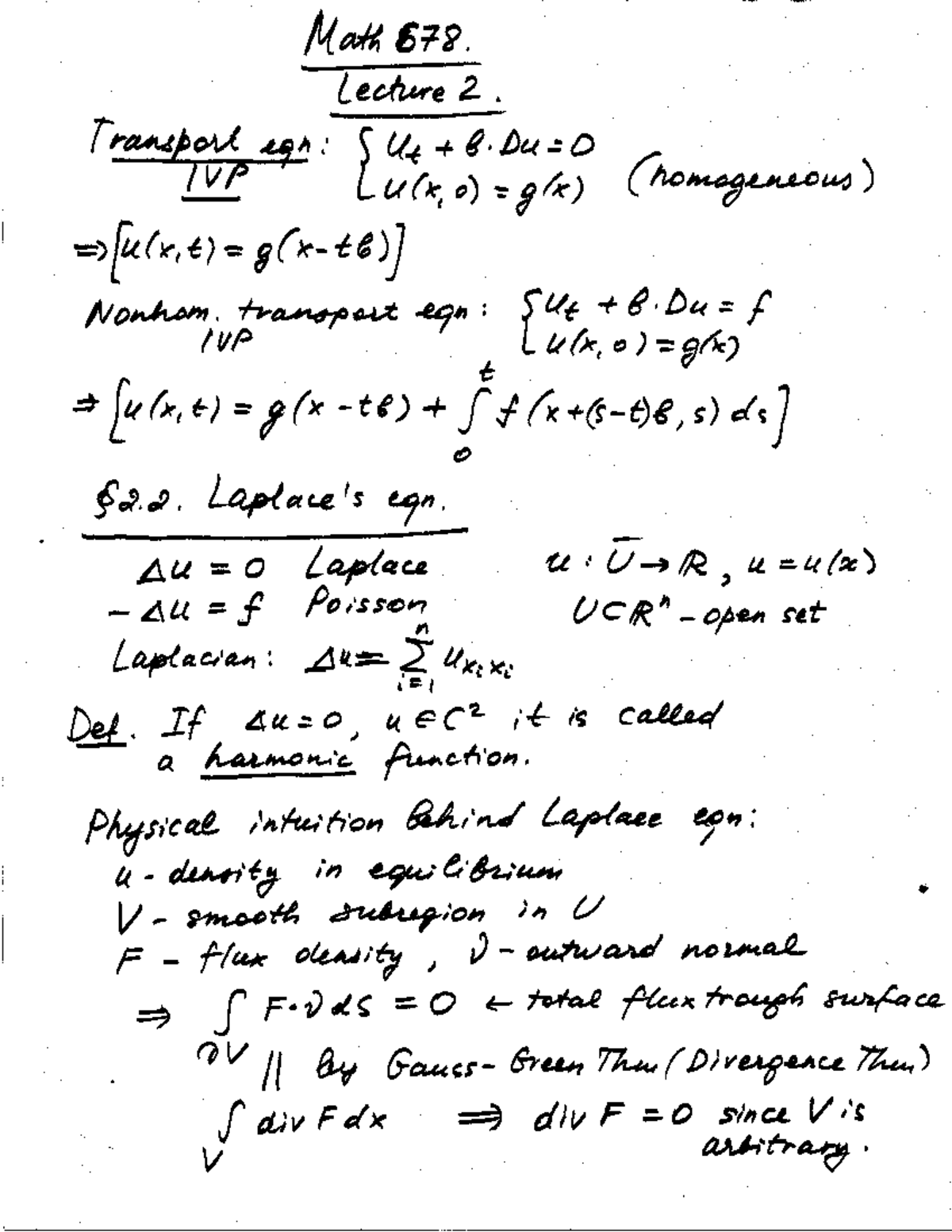 Lecture Notes- Lecture 2 - I Mdlf 679, Leotwe !: 2. t U++4,0u:o (n-t ...
