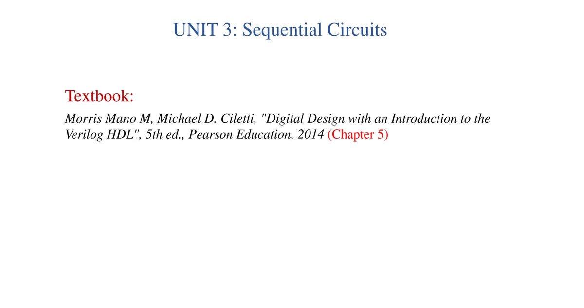 CASE Study DLD - Logic Circuit Design & FPGA Analysis - Studocu