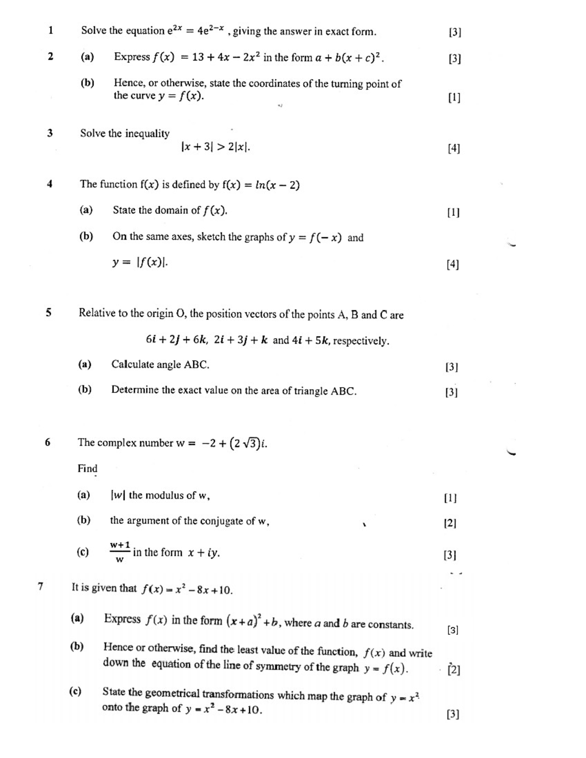Doc Dee FORM 6 Midyear P1 and P2 6042 - Pure Mathematics - 16. Answer ...