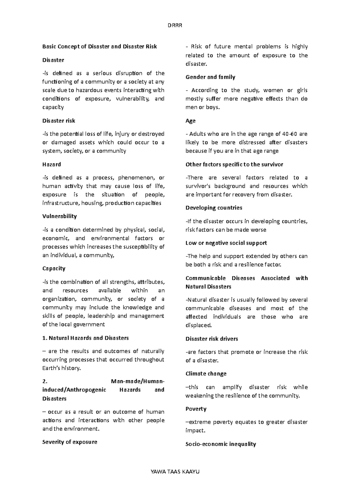 DRRR Q2 – Module 17: Community Preparedness Plan Guidelines - Studocu