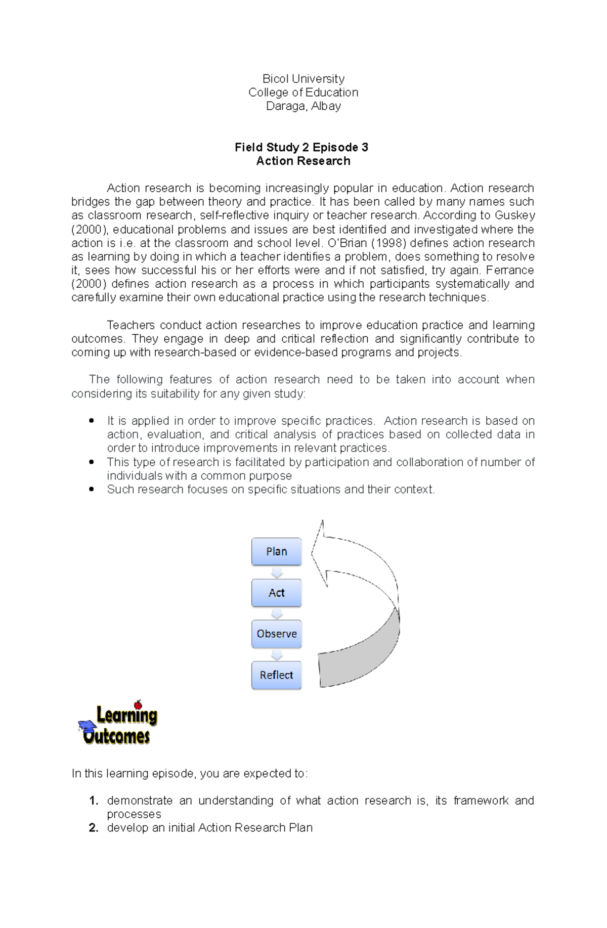 FS 2 Episode 3: Action Research on Enhancing Grade 2 Reading Skills ...