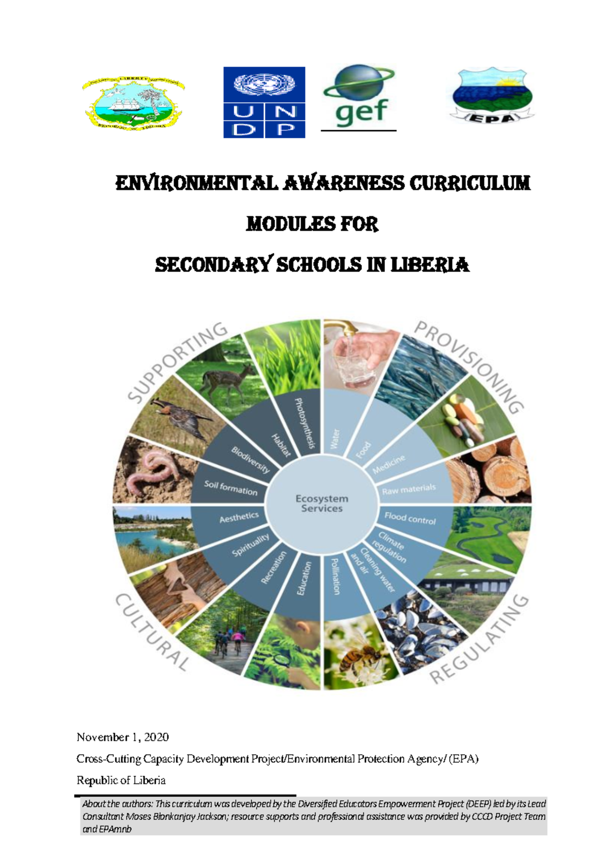 Environmental Awareness Curriculum Modules for Secondary Schools (EPA ...