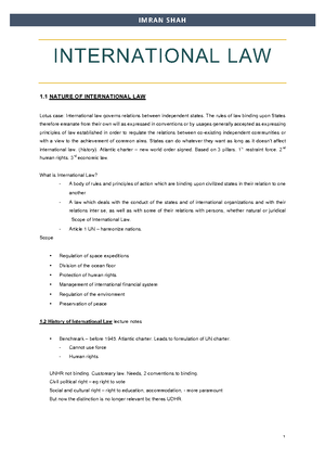 Tutorial questions - International law tuto 1 question - Public ...