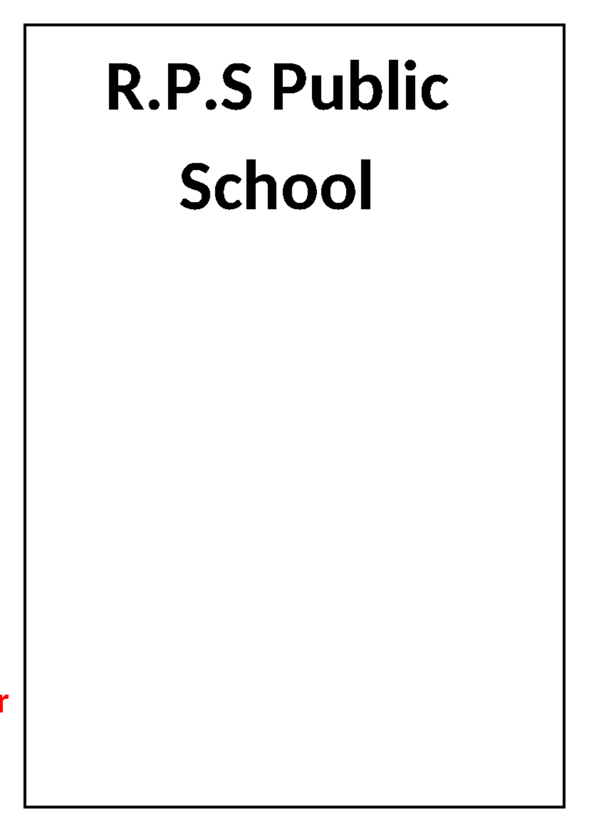 Rps - hii - Computer Science HL - R.P Public School r - Studocu