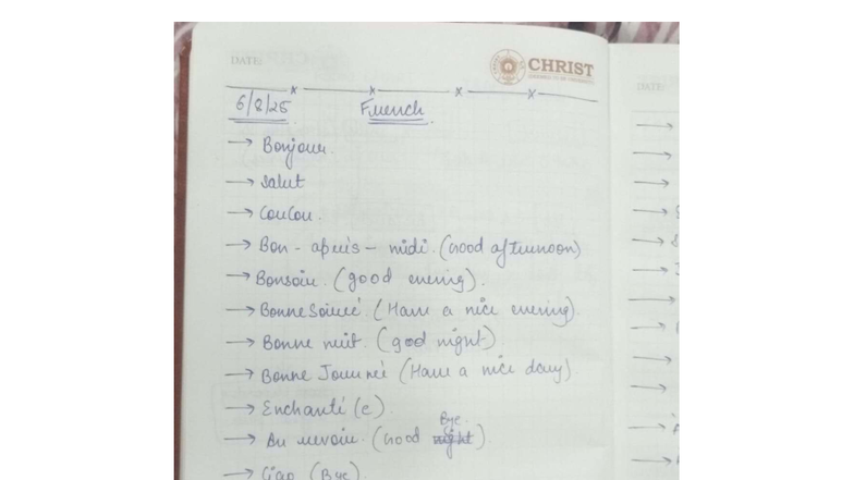 FREN 101: French Greetings and Basic Phrases Notes - Studocu