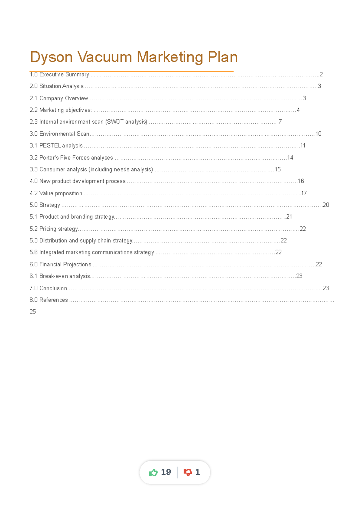 Dyson Vacuum Marketing Plan - Analysis & Strategy for Future Growth ...