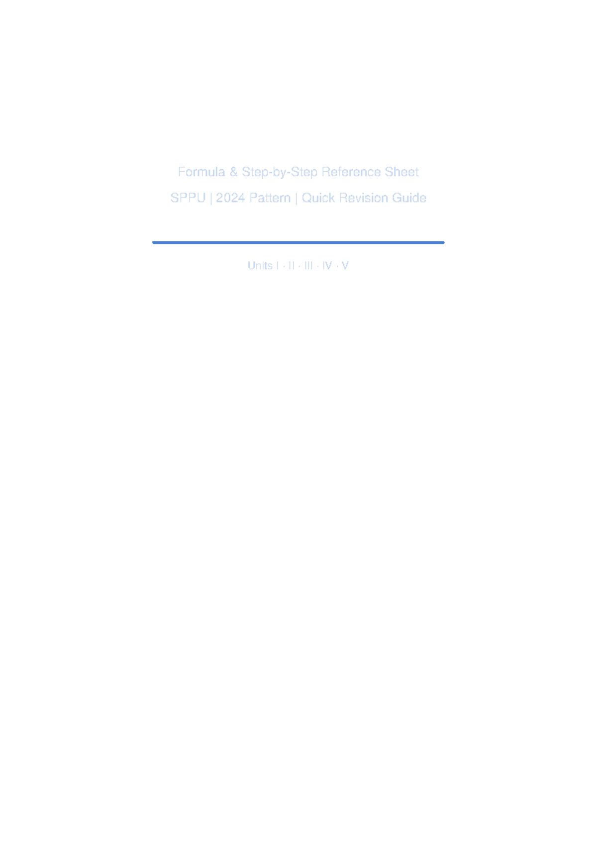 EM3 Formula Reference Sheet - Engineering Mathematics Quick Guide - Studocu