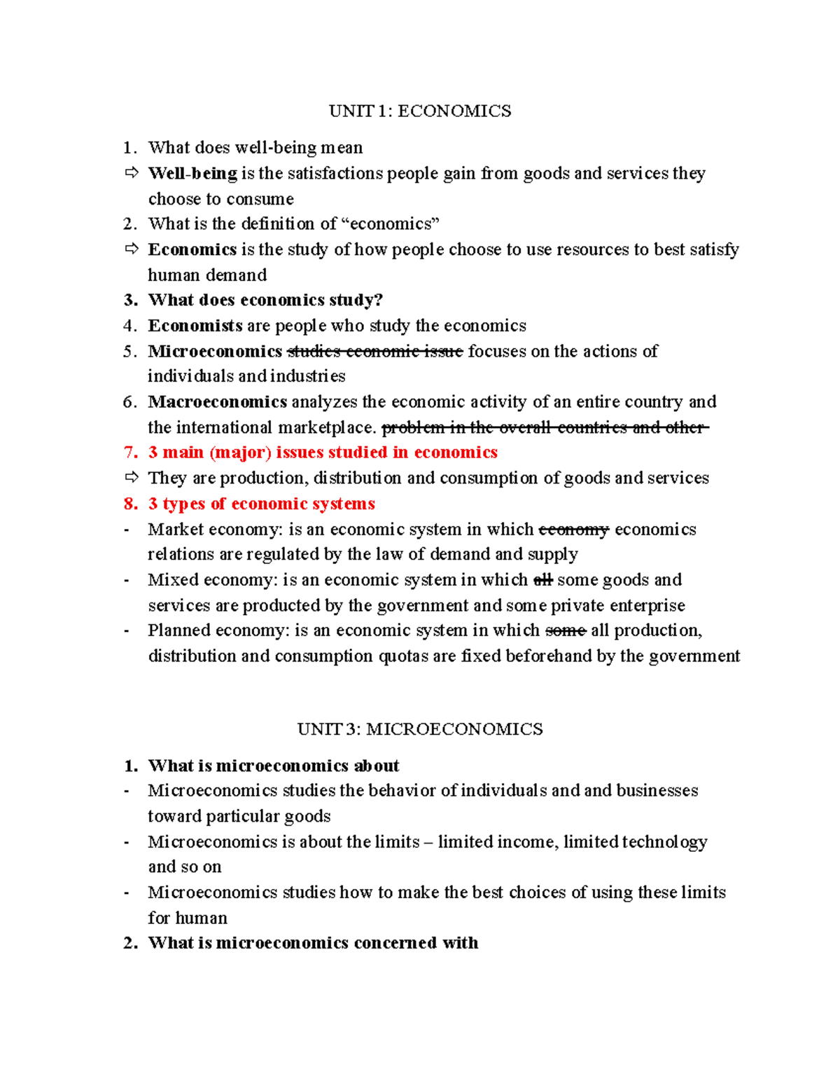 TACN 1: Comprehensive Overview of Economics Concepts and Theories - Studocu