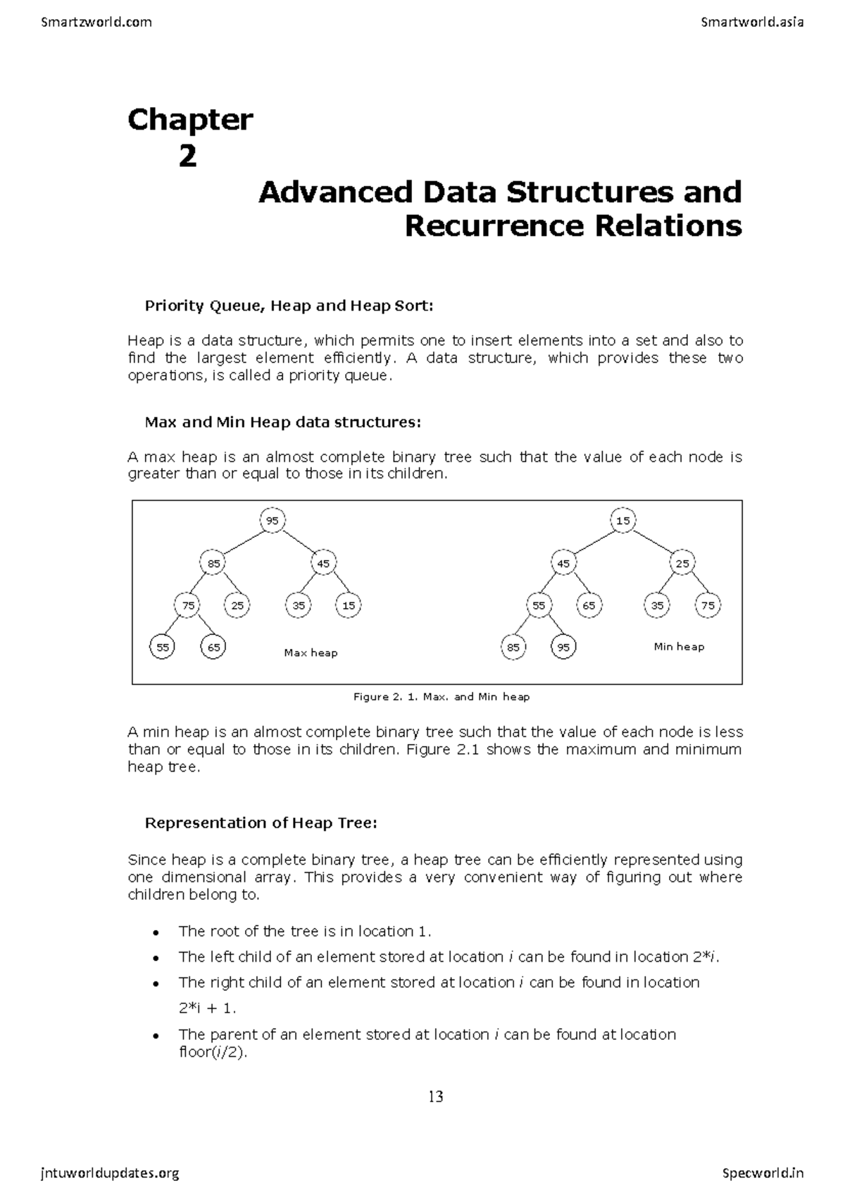 Design and Analysis of Algorithms C2: Advanced Data Structures & Heaps ...