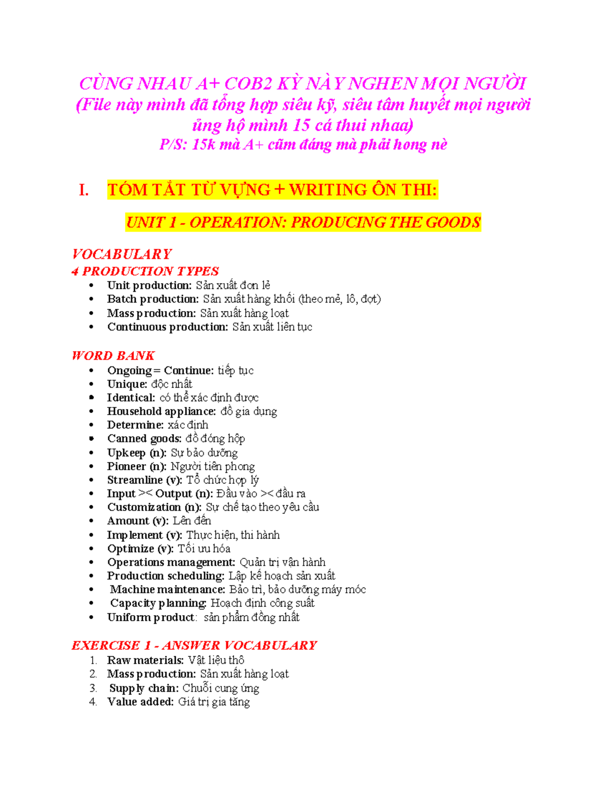 COB2 - Make you 10đ - CÙNG NHAU A+ COB2 KỲ NÀY NGHEN MỌI NGƯỜI (File ...