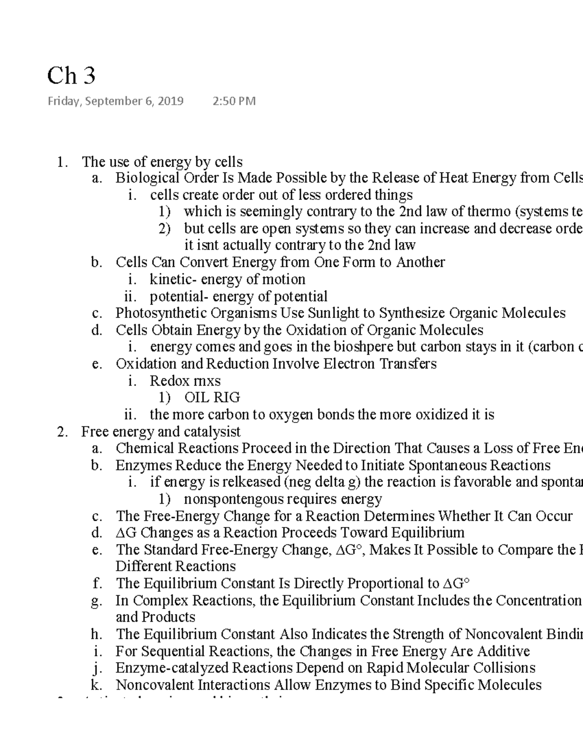 Ch 3 - Lecture notes 3 - Warning: TT: undefined function: 32 The use of ...