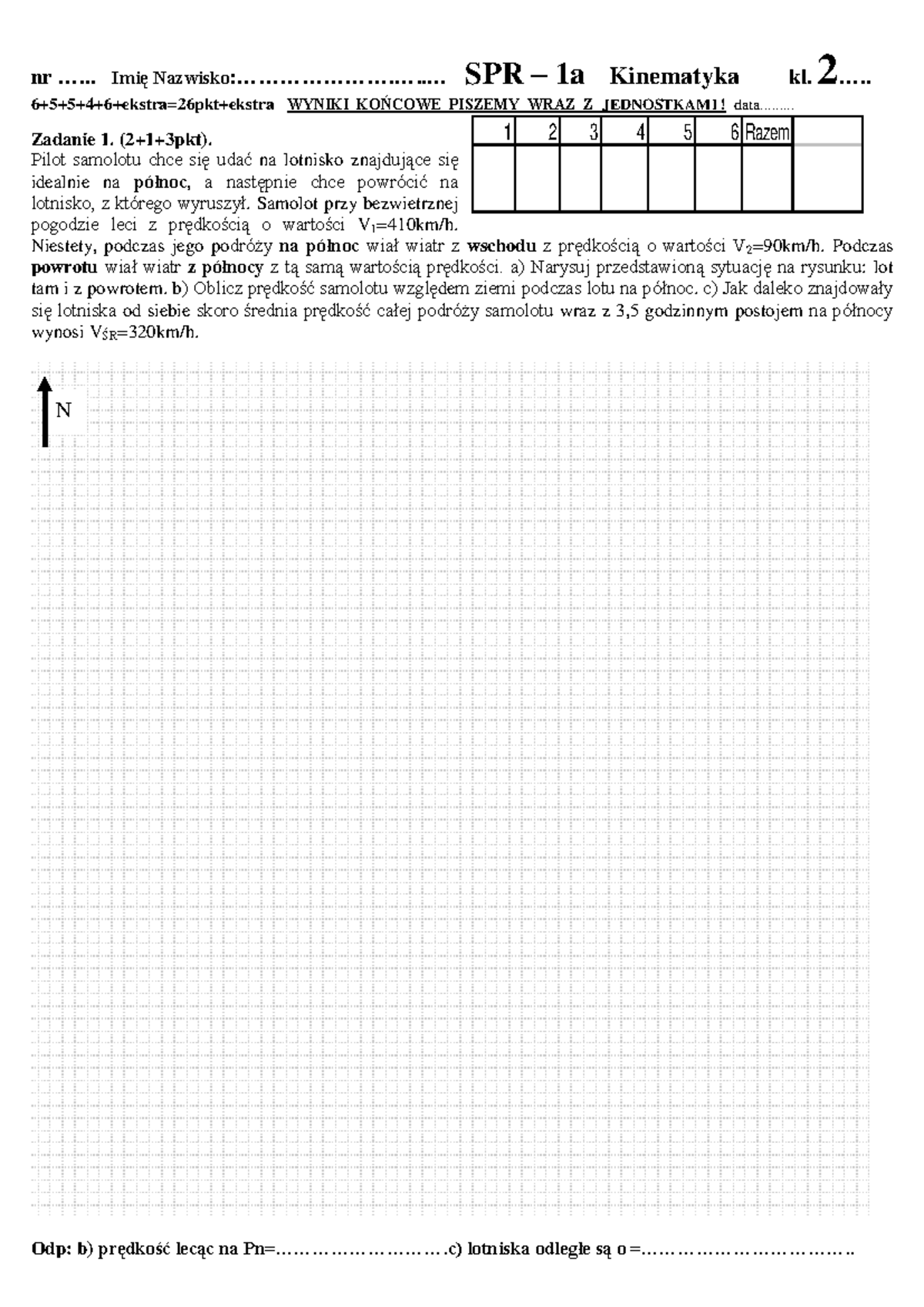 Sprawdzian Kinematyka Klasa 7 Wsip www.studocu.com