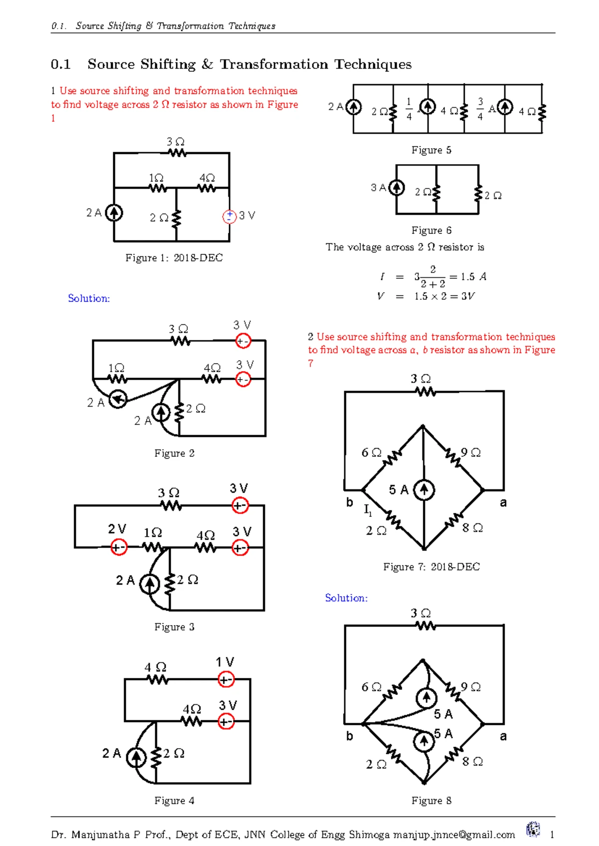 BEC304 M1 - Practice material - Module- 1 Basic Concepts Charge: Two ...