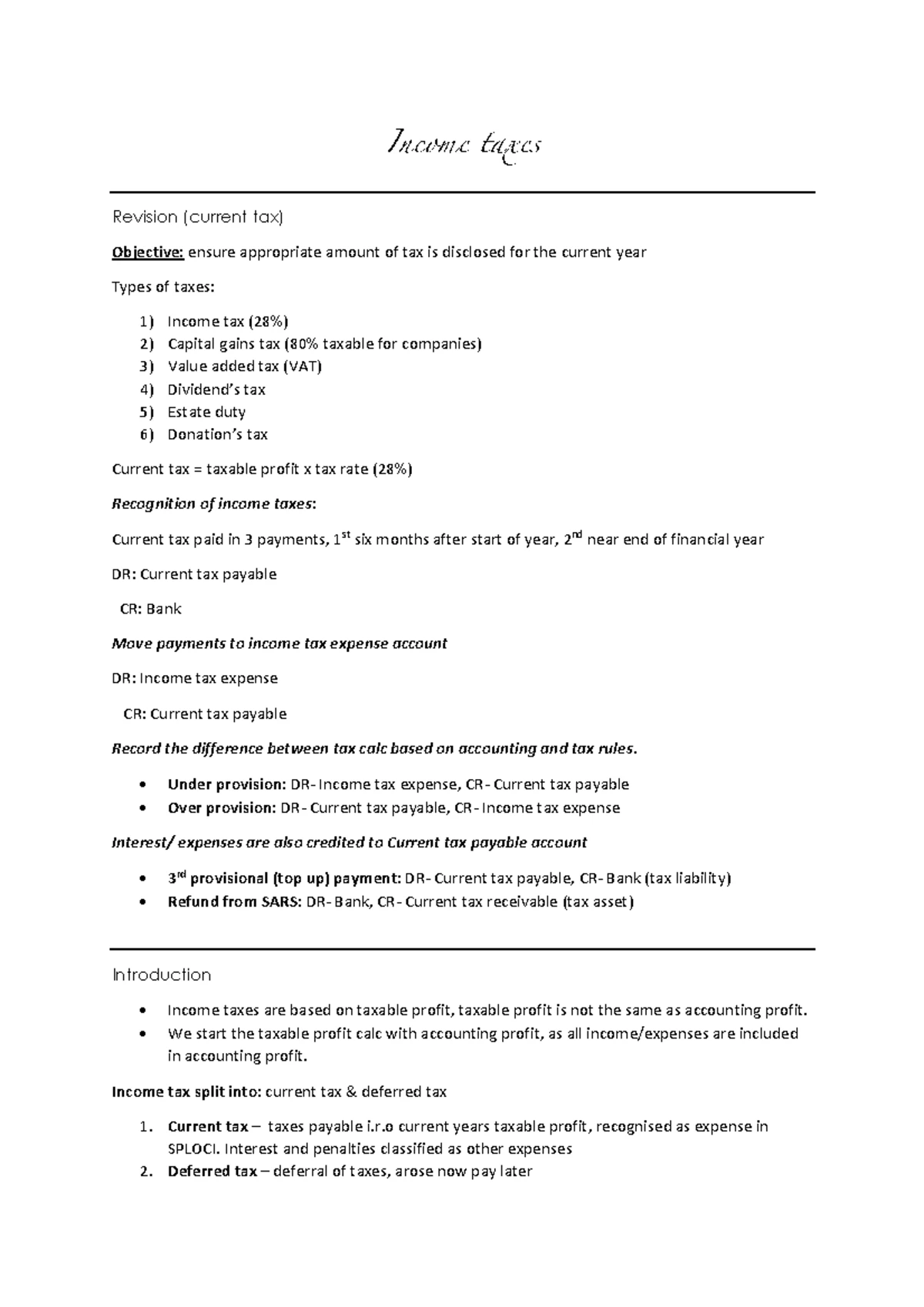 IAS 40 Class Examples and Financial Disclosure Requirements 2022 - Studocu