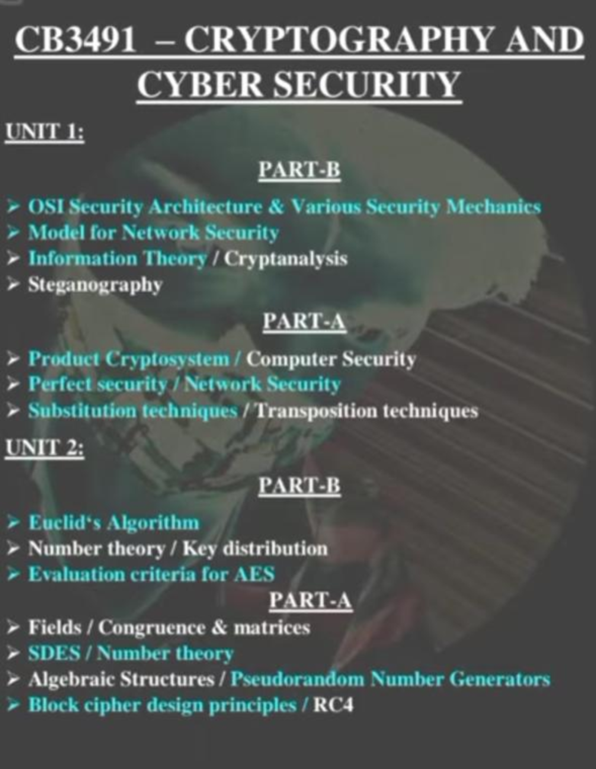 CCS - bullet nandhu - CCS-Important Questions - CB3491 CRYPTOGRAPHY AND ...