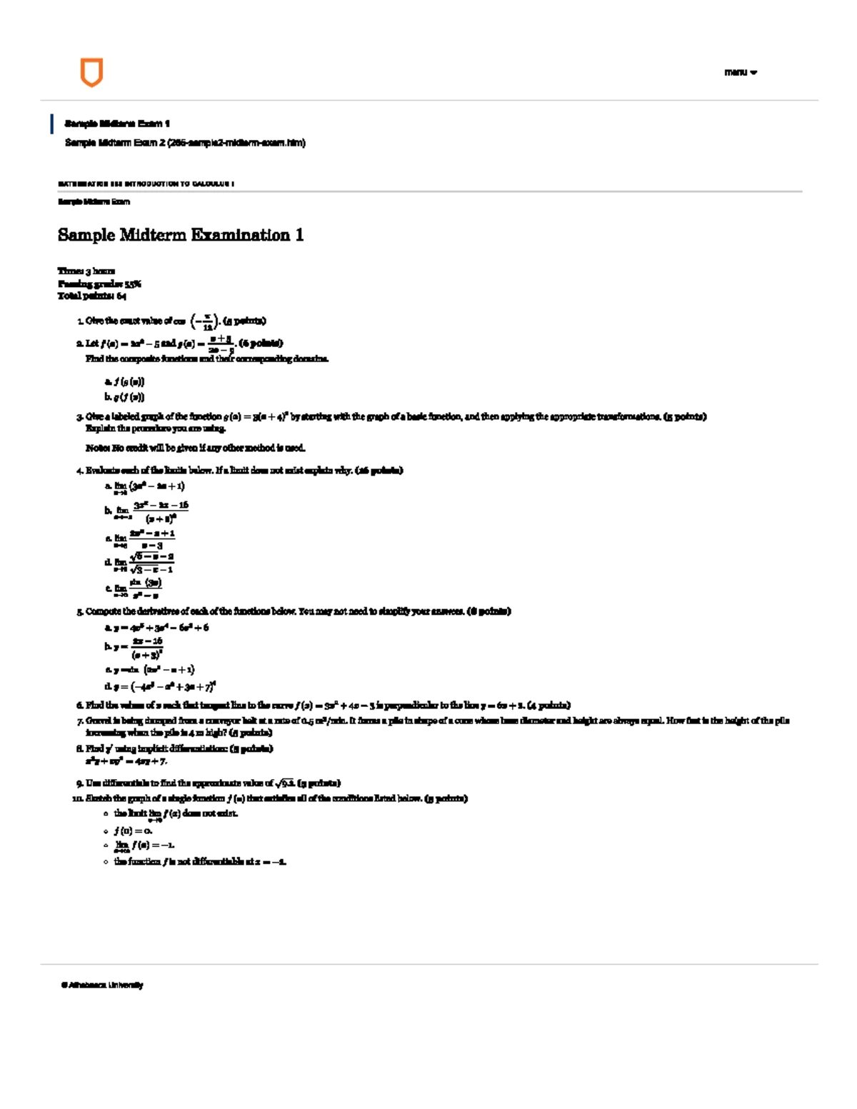 MATH265: Assignment 1 Overview and Key Concepts - Studocu