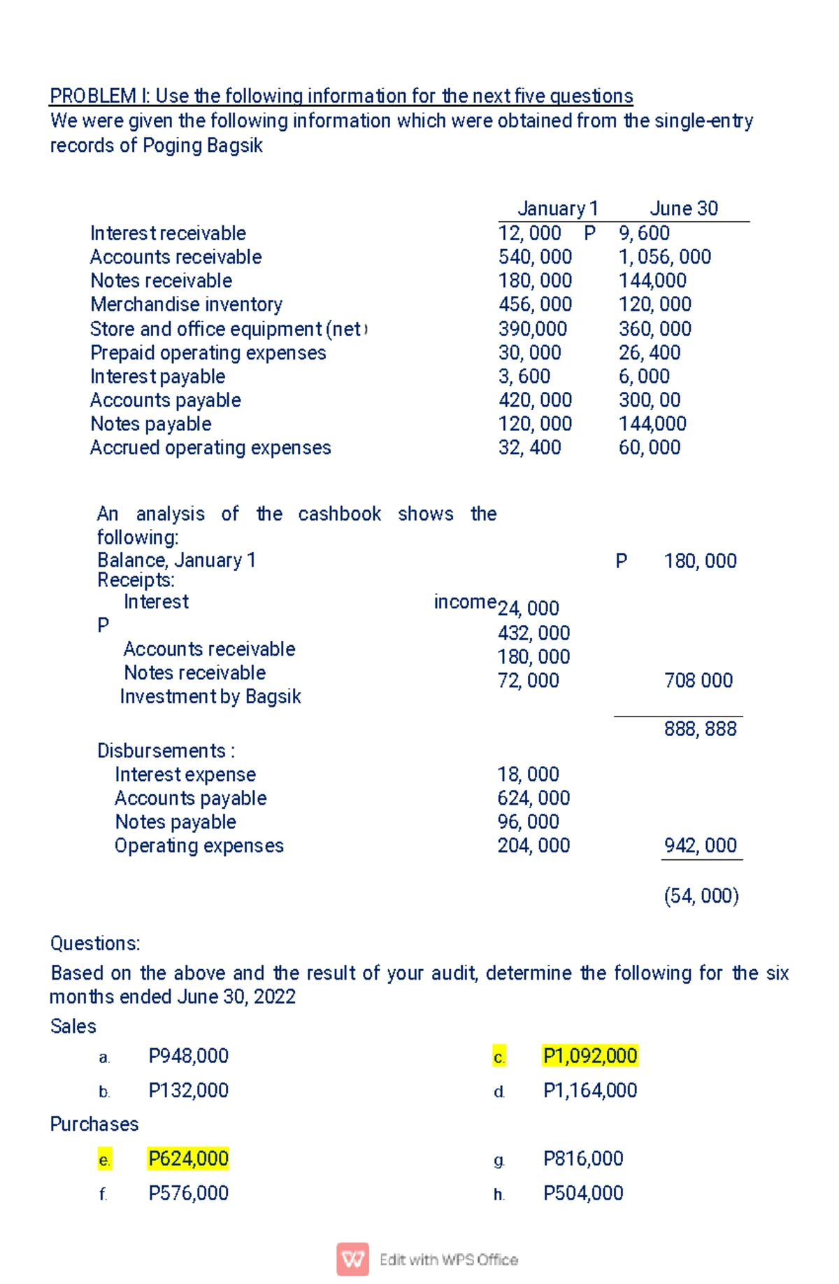 CVP- Exercise - CVP EXERCISE Problem 1. After reviewing its cost ...