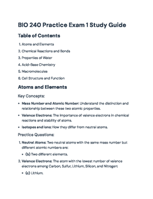 Comprehensive Overview of Basic Biological Concepts (BIO101 ...