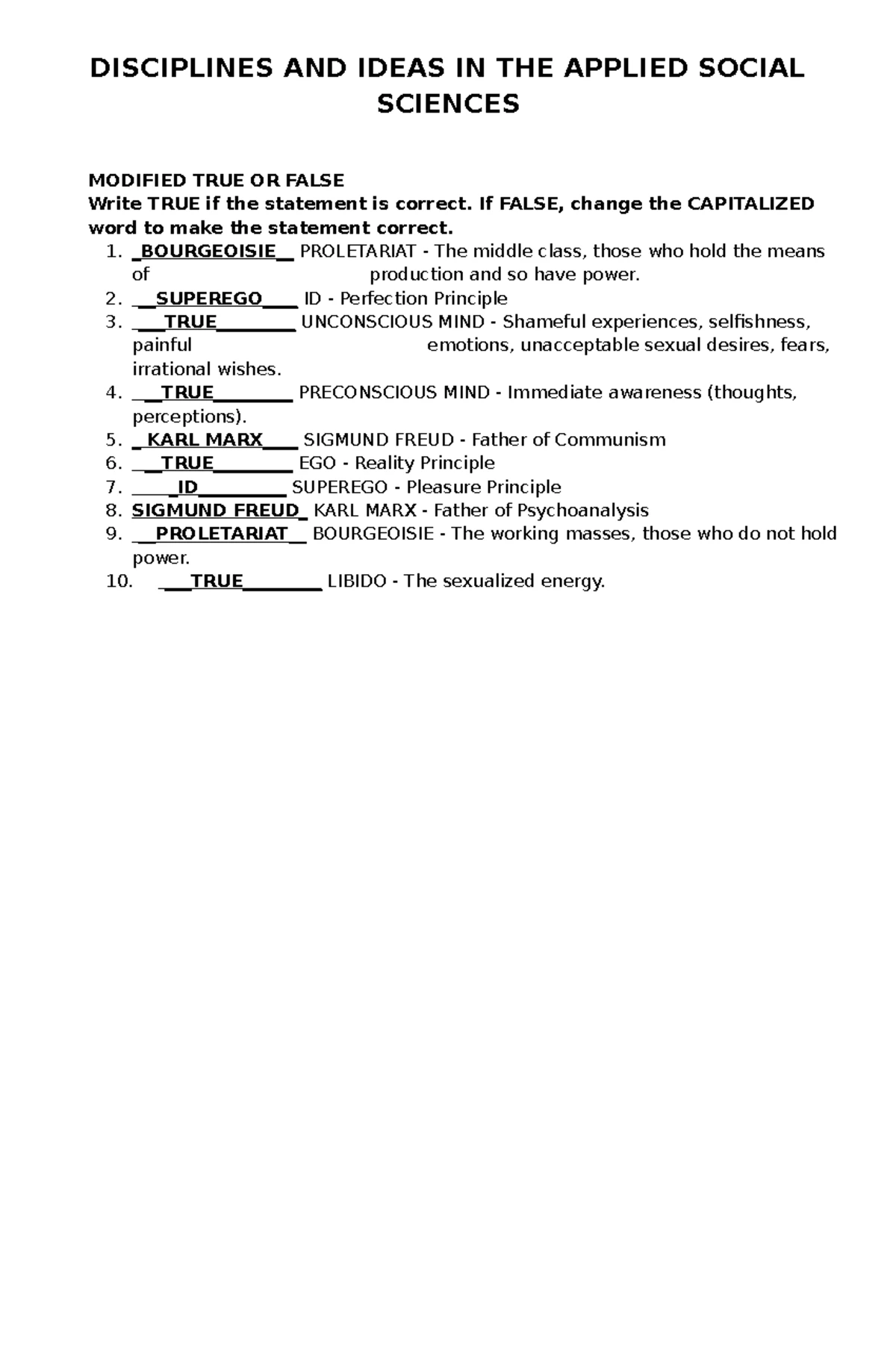 Diass 2 - Key Concepts in Applied Social Sciences and Psychoanalysis ...