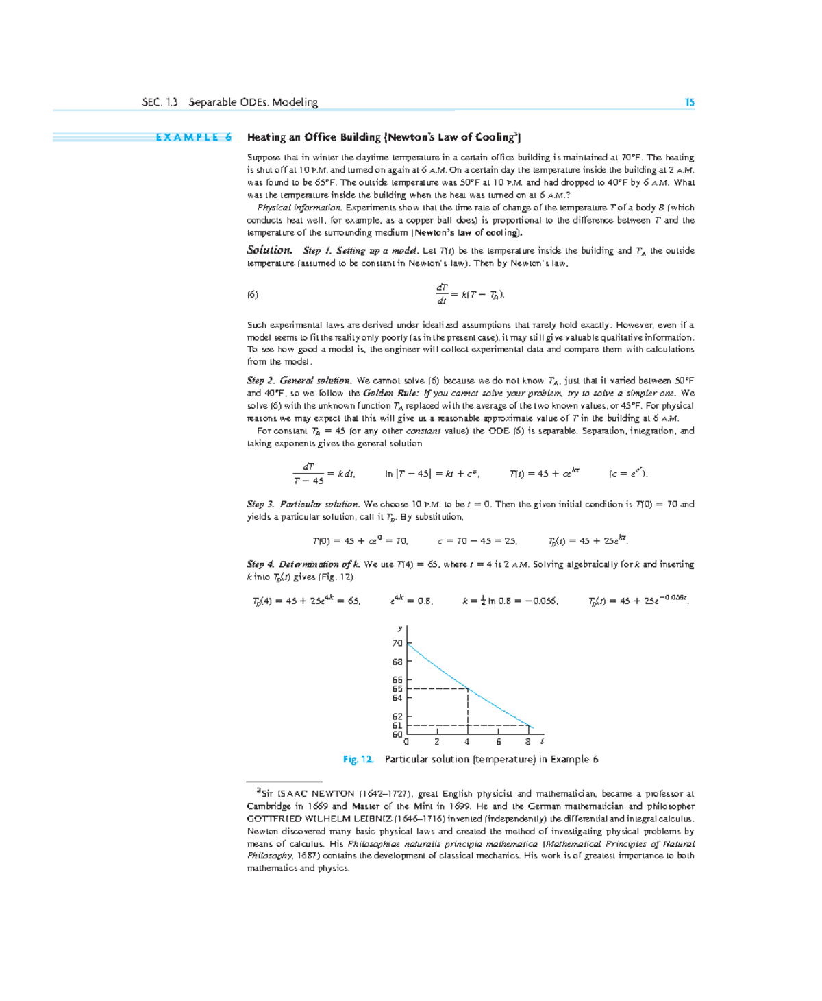 Advanced Engineering Mathematics (29) - ####### E X A M P L E 6 Heating ...