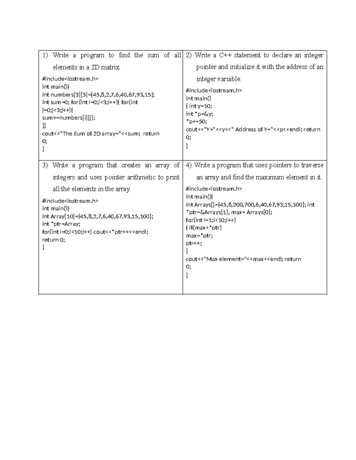 Fundamentals of Programming II: Exercise 2 Solutions - Studocu