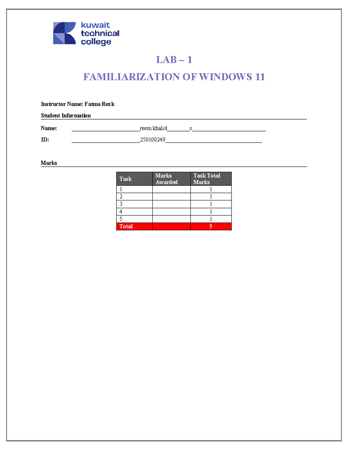 LAB 1: WINDOWS 11 START MENU FAMILIARIZATION - Studocu