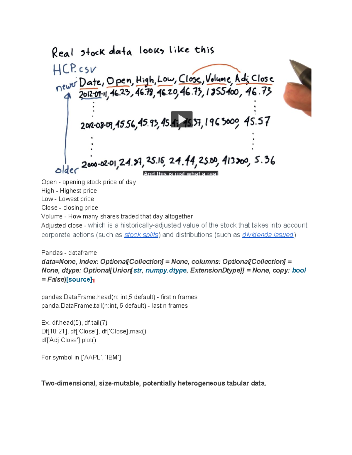 ML4T Exam 1 Prep Notes - OMSCS 7646 Machine Learning for Trading - Studocu