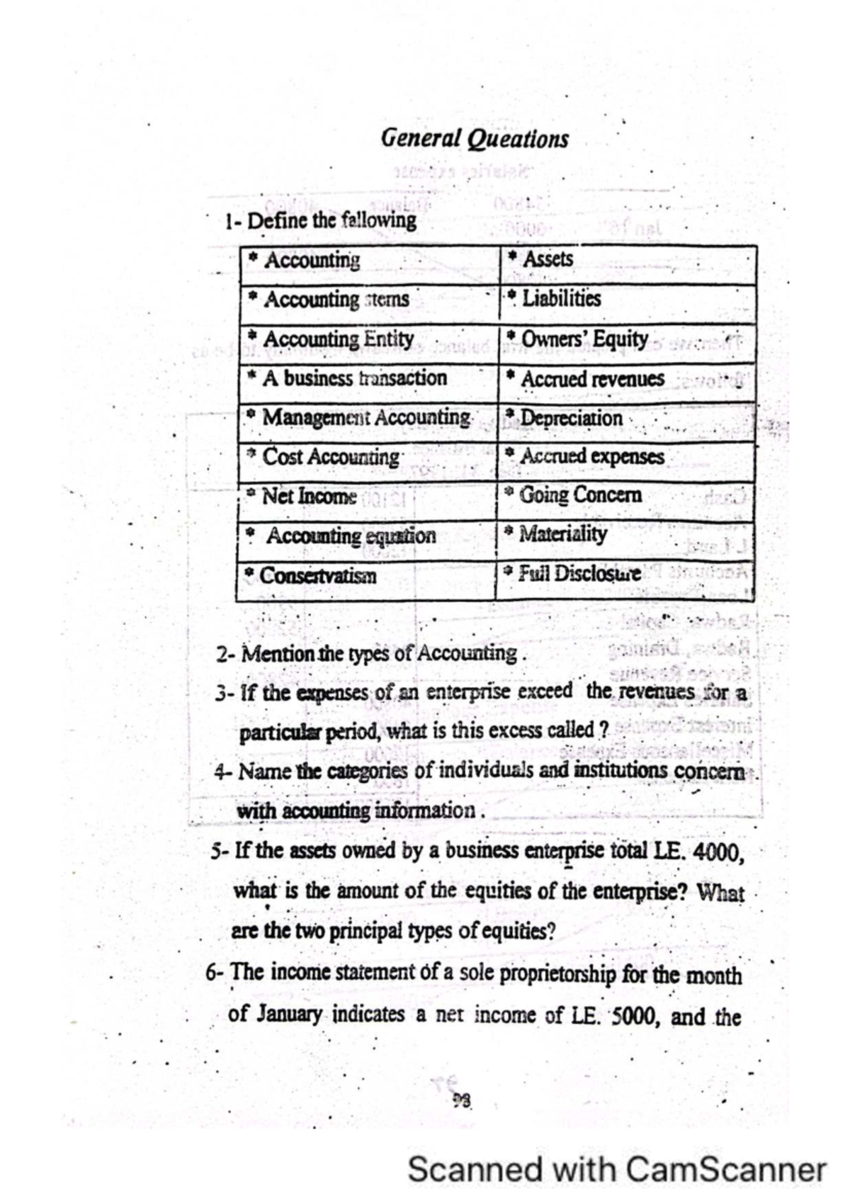 Accounting Concepts and Principles: A Comprehensive Review for ACC 101 ...