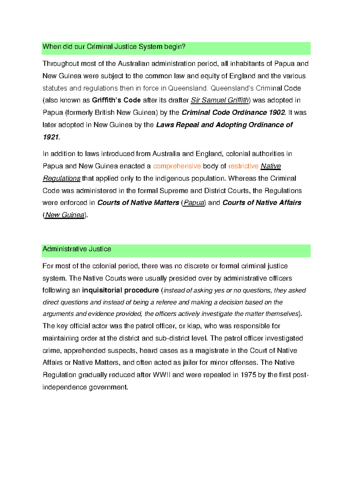 Trial Practice and Criminal Procedure Test 1 Study Notes - Studocu