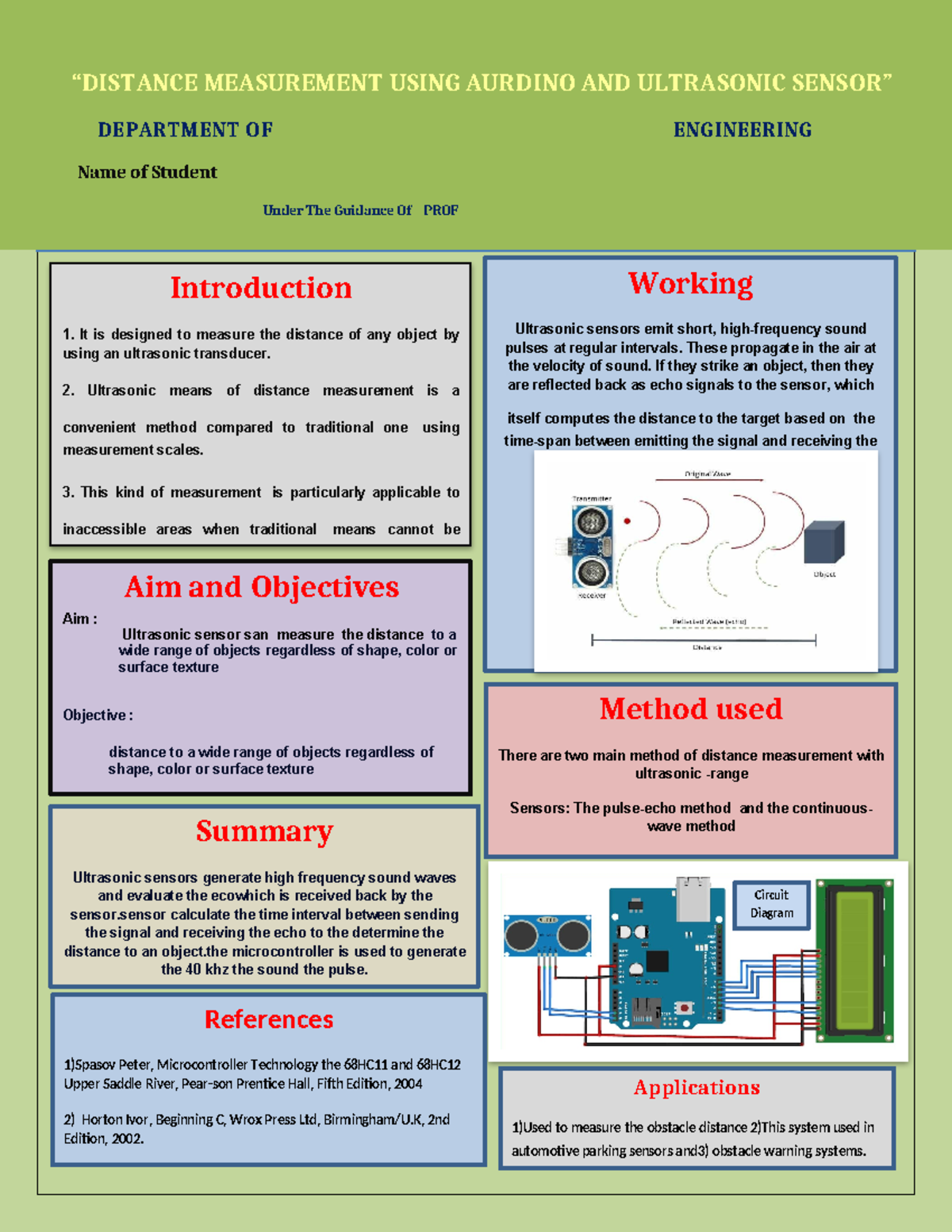 PBL Project - Distance Measurement Using Arduino & Ultrasonic Sensor ...