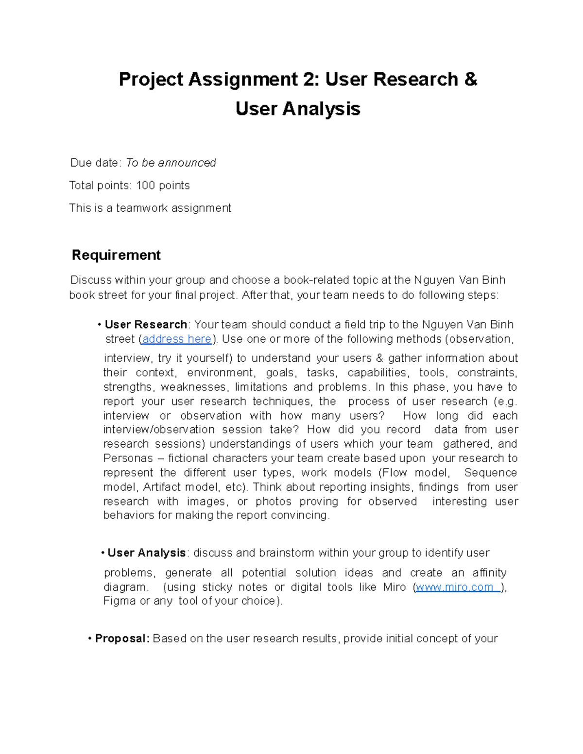 UII2026-PA2: User Research & Analysis Project Assignment - Studocu