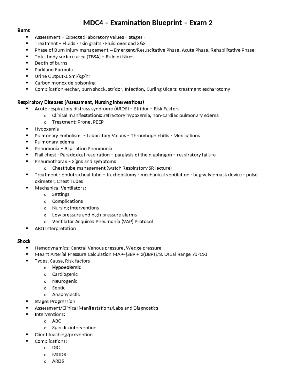 MDC3 Exam 1 - Comprehensive Overview of Breast & Prostate Health - Studocu