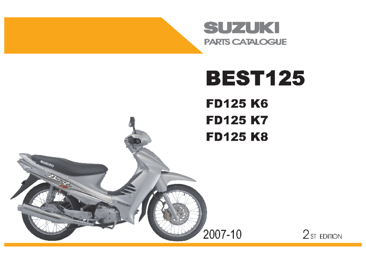 FD125K7 K8 - Descripción - 2007- PARTS CATALOGUE 2 ST EDITION ...