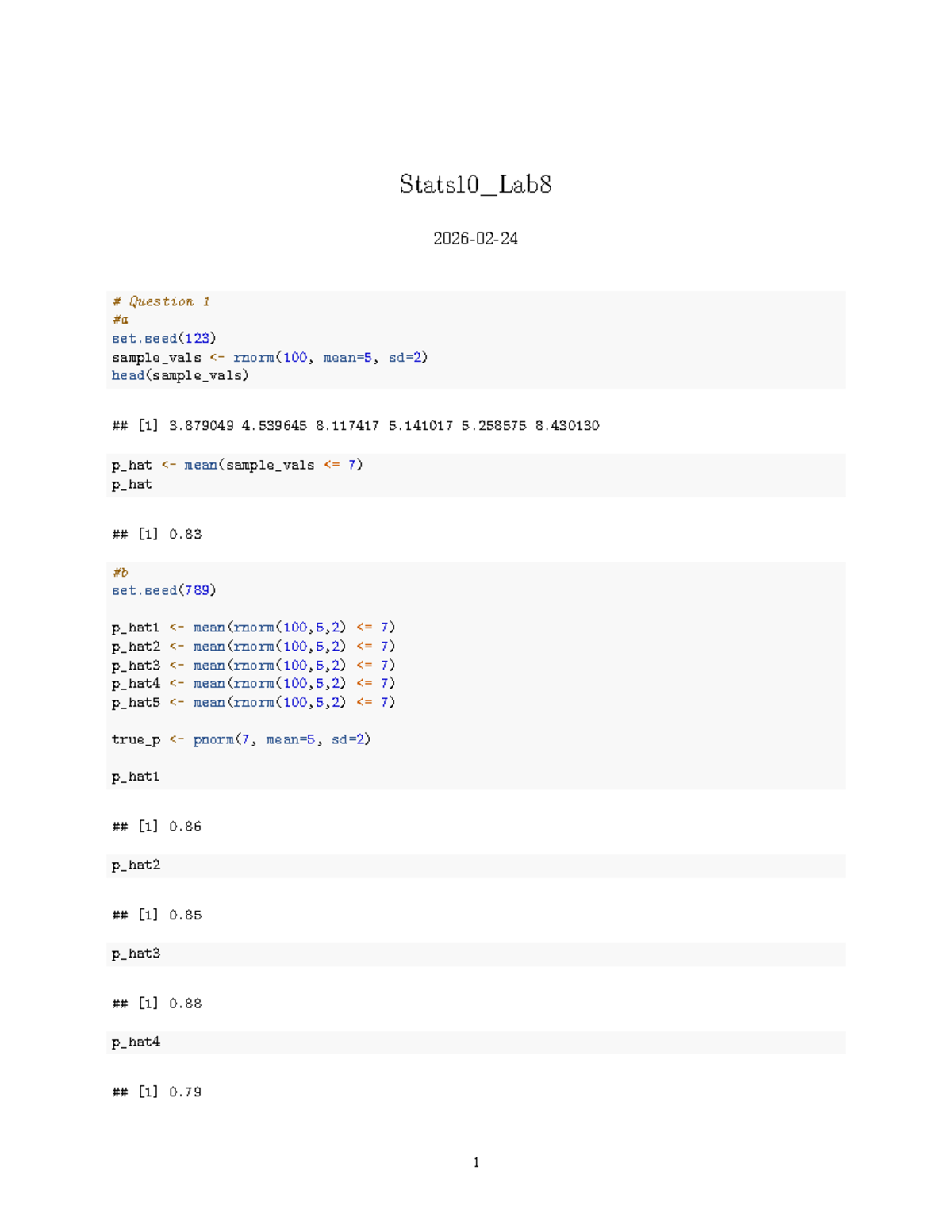 Stats10_Lab8 Analysis of Sample Proportions and Variability - Studocu