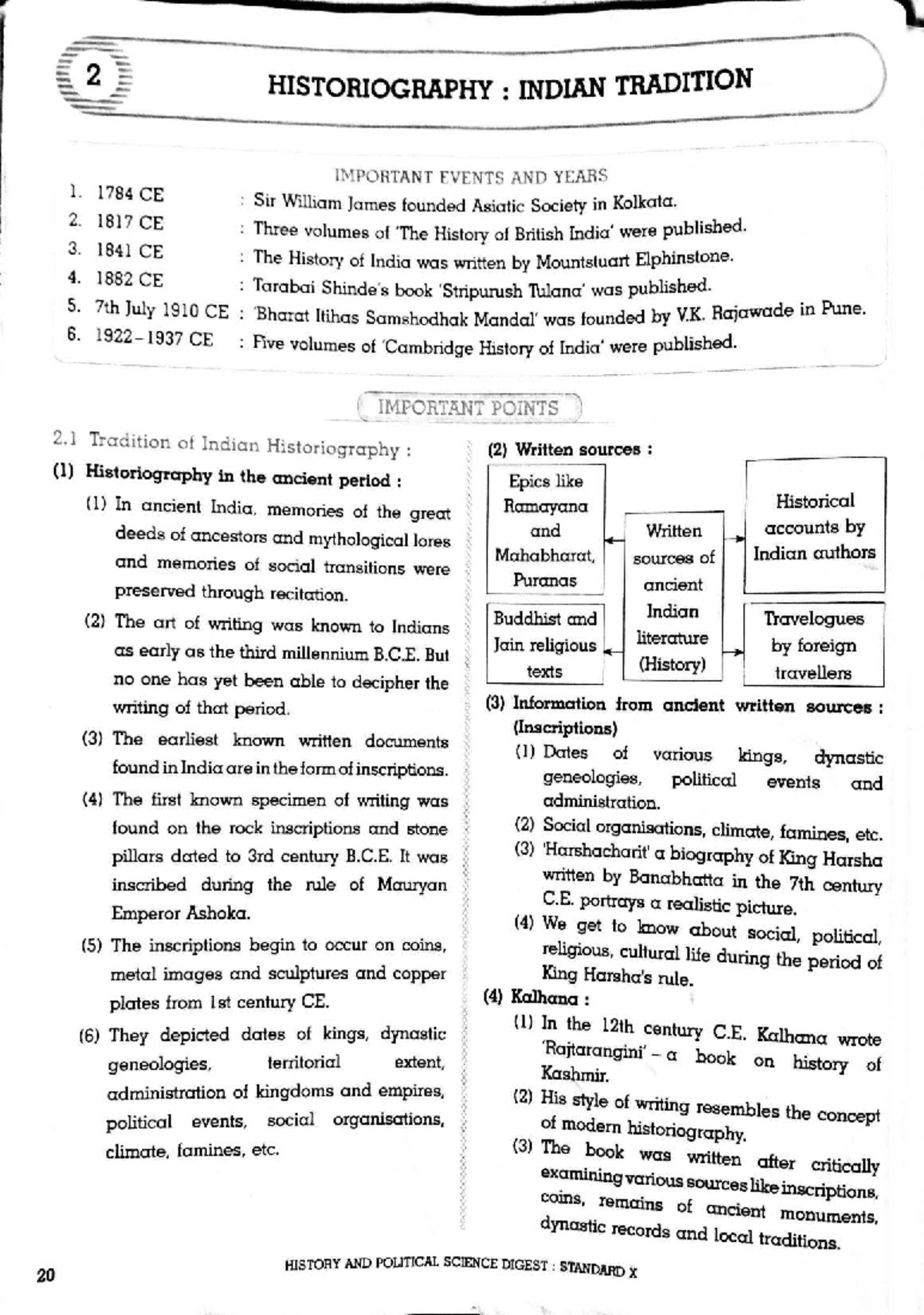 HIST 10: Chapter 2 - Indian Historiography: Key Events and Figures ...