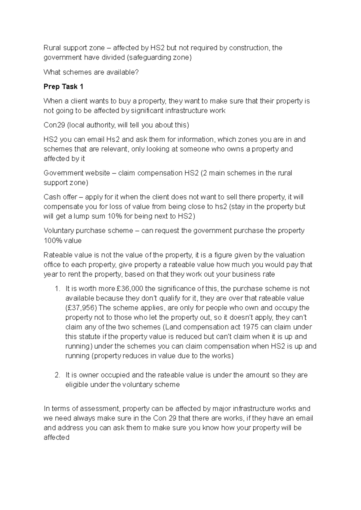 Workshop 5 Notes: HS2 Impact on Rural Properties & Due Diligence ...
