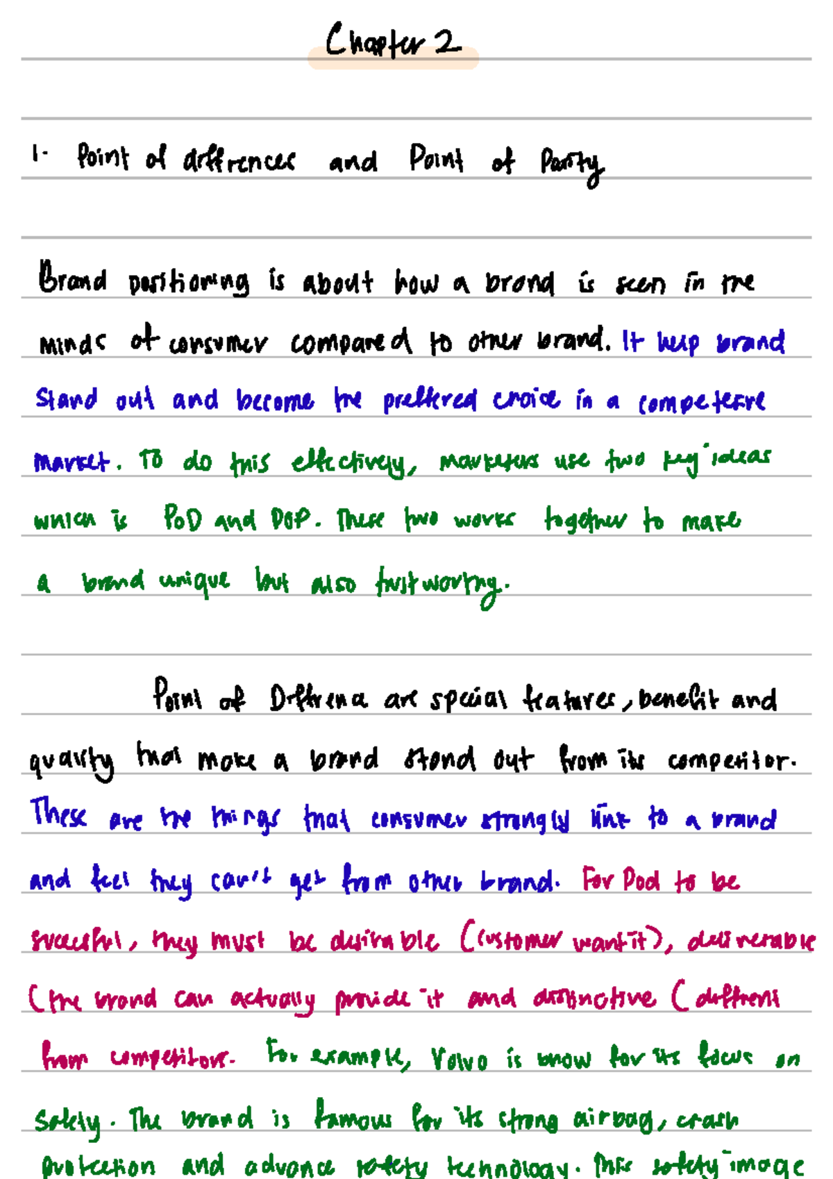 Chapter 2: Points of Difference and Points of Parity in Brand ...