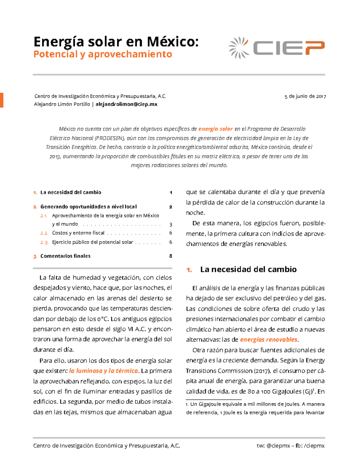 Energía Solar en México: Potencial y Oportunidades de Aprovechamiento ...