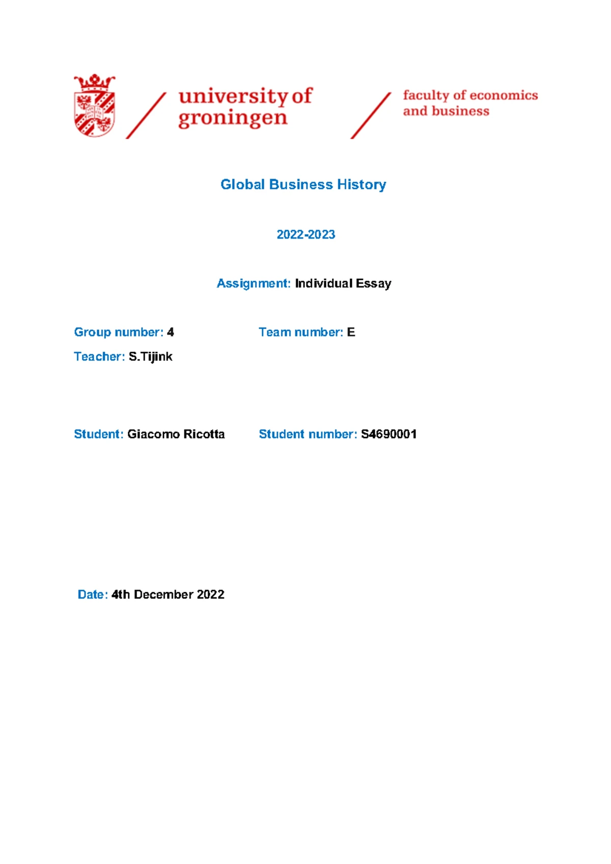 Global Business History (GBH): The Rise of Managerial Capitalism