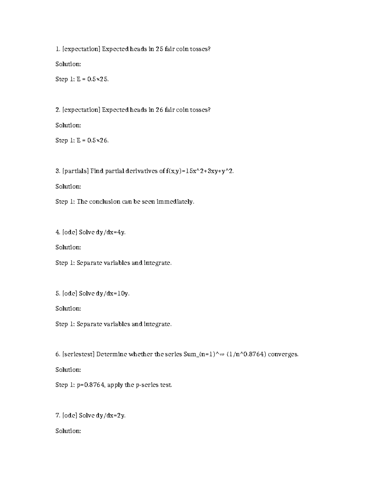 Math 6580 & 6686: Expected Values & Series Convergence Solutions - Studocu