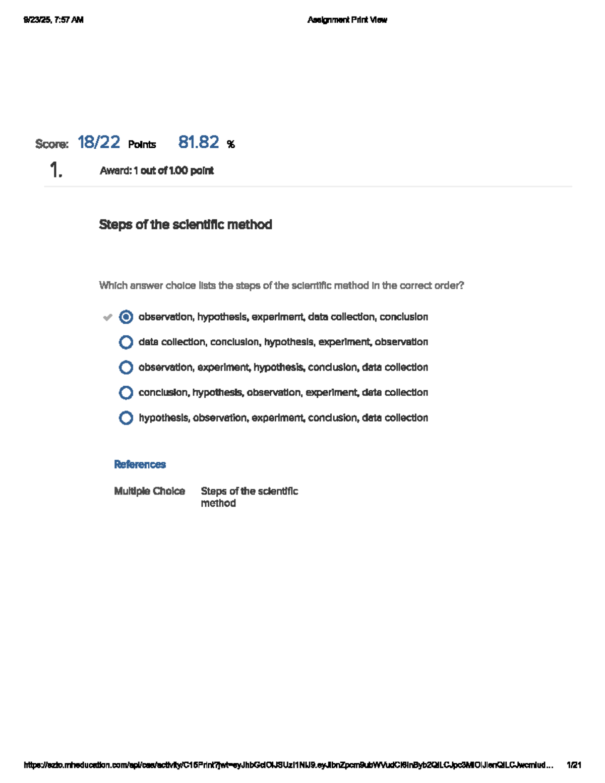"BIO101: Overview of Key Concepts in Scientific Method & Technology ...