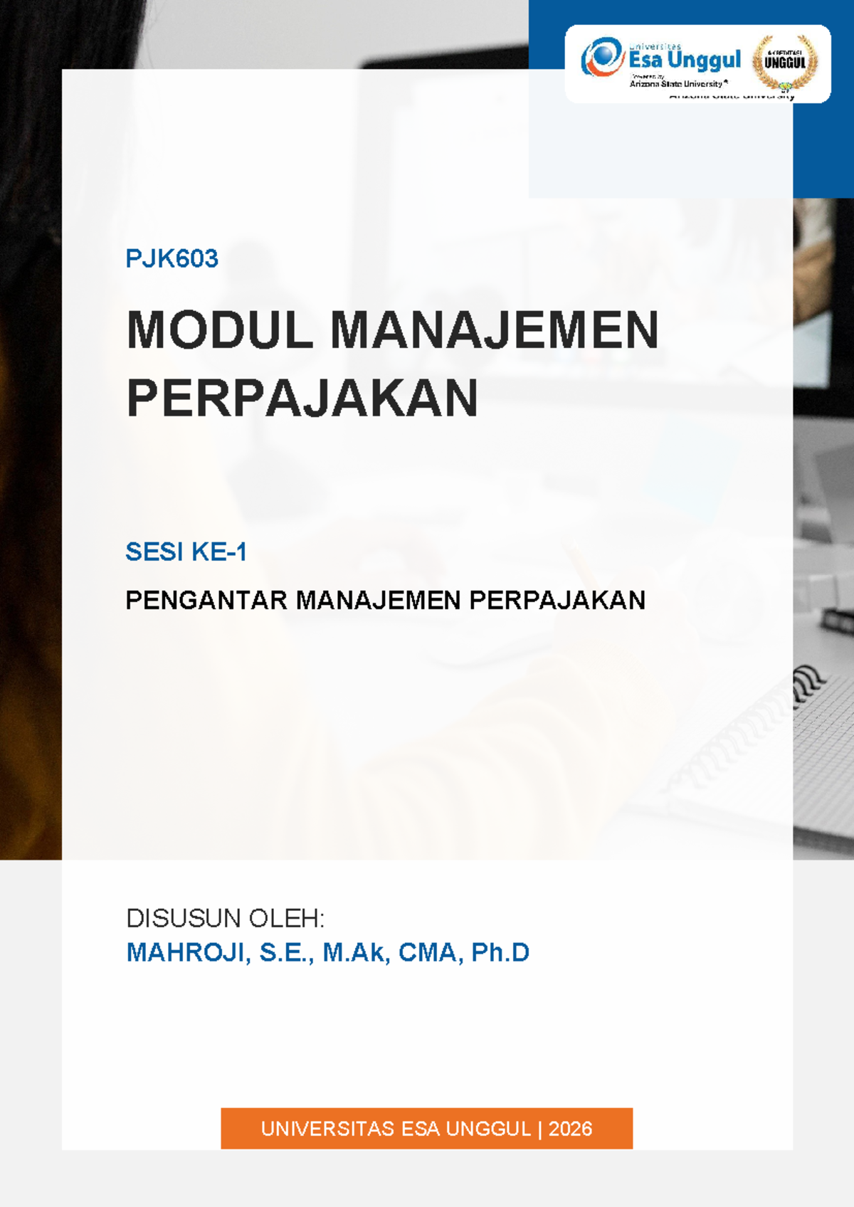 PJK603 Modul TM 1: Pengantar Manajemen Perpajakan dan Strategi Tax ...