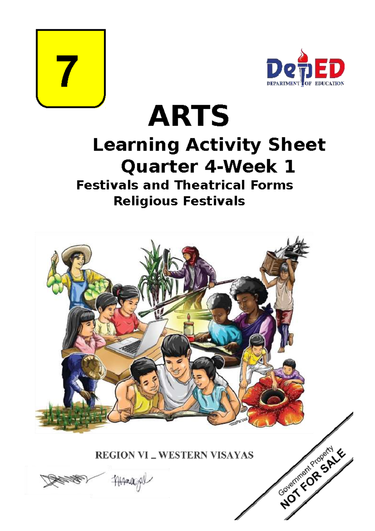 ARTS 7 Q4W1 - Lecture Notes on Festivals & Theatrical Forms - Studocu