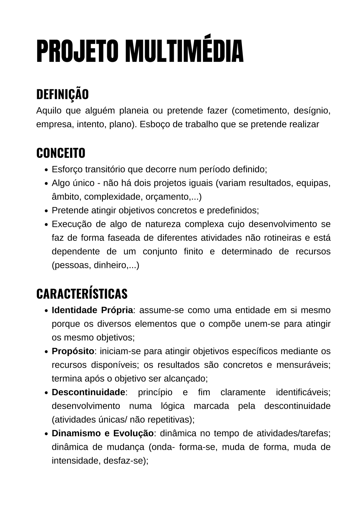 Metodologia de Projeto Multimédia: Definições e Processos Essenciais ...
