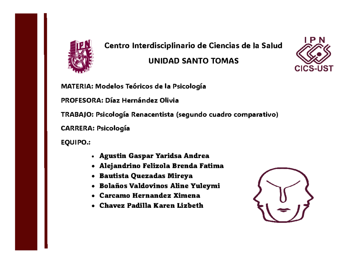 Cuadro comparativo cap 2 - Centro Interdisciplinario de Ciencias de la
